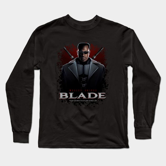 Blade Long Sleeve T-Shirt by Art Simpson